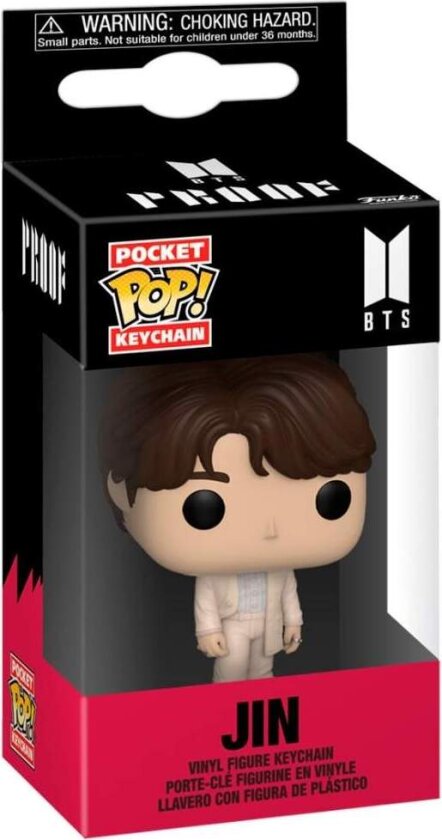 BTS Jin Pocket POP nøkkelring - samleobjekt, morsom gave