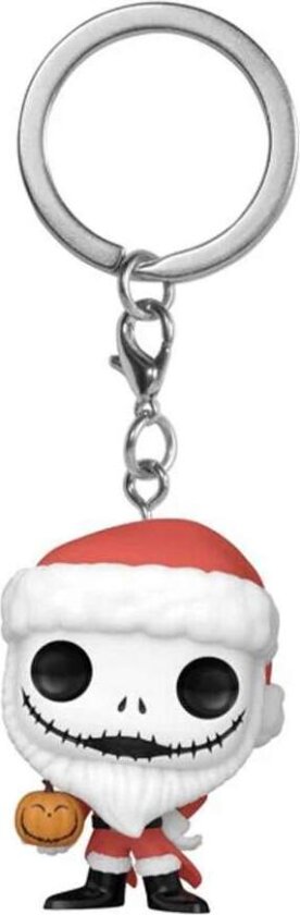 Nightmare Before Christmas Santa Jack Pocket POP nøkkelring