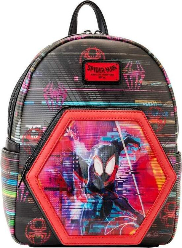 Spiderman Lenticular ryggsekk 27 cm - på tvers av Spider-Verse Design