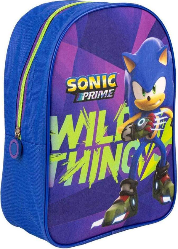 Sonic Prime 29 cm ryggsekk for barn, slitesterk og lett