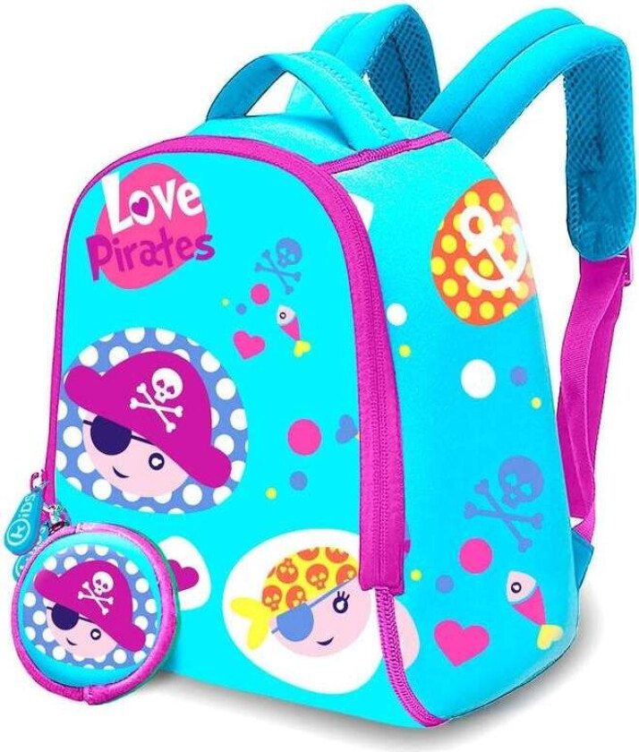 Pirates Neopren ryggsekk og veskesett, 25 cm størrelse