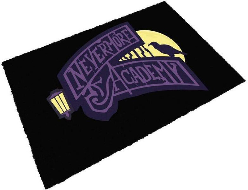 Nevermore Academy dørmatte, innendørs/utendørs bruk, slitesterkt materiale