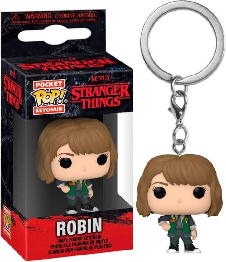 Stranger Things nøkkelring, Pocket POP, Robin Character Design