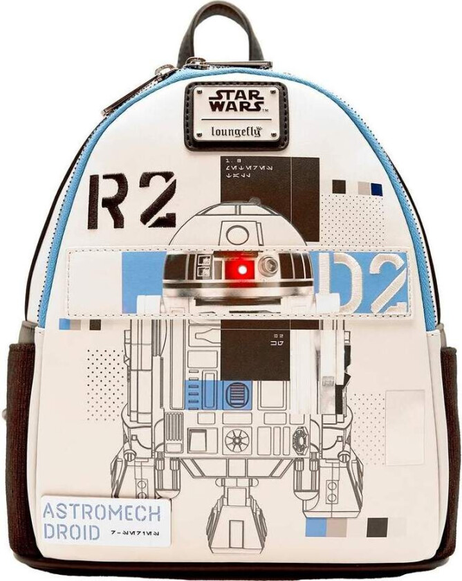 Star Wars R2-D2 ryggsekk, 26 cm størrelse, slitesterkt materiale