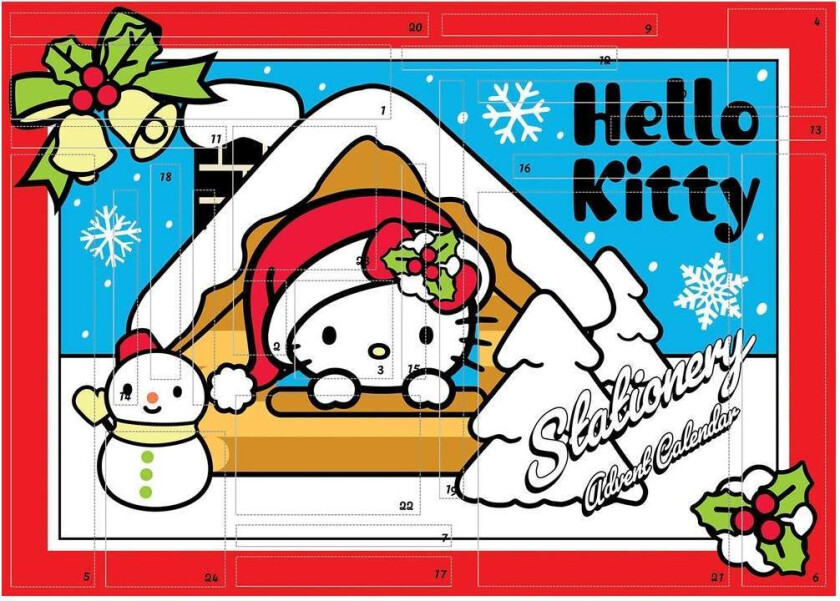 Hello Kitty juleadventskalender med 24 overraskelser