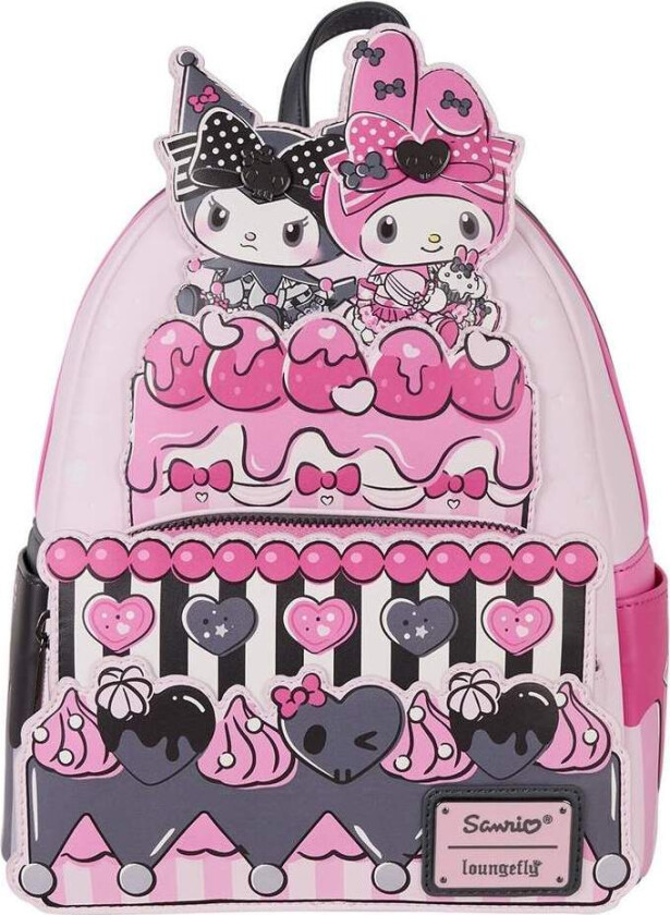 My Melody og Kuromi ryggsekk, 26 cm størrelse