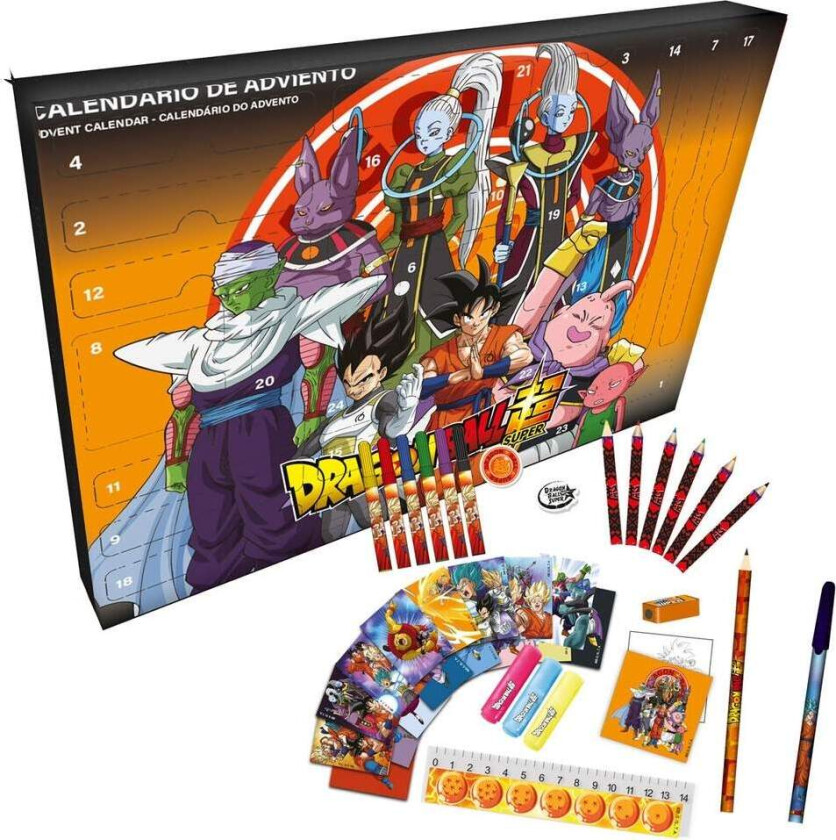 Dragon Ball adventskalender med samlefigurer og overraskelser