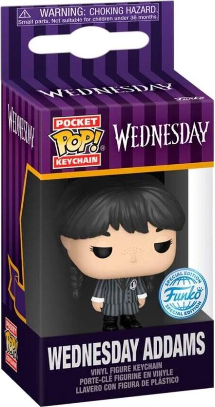 Onsdagslomme POP nøkkelring - samleobjekt Funko figur