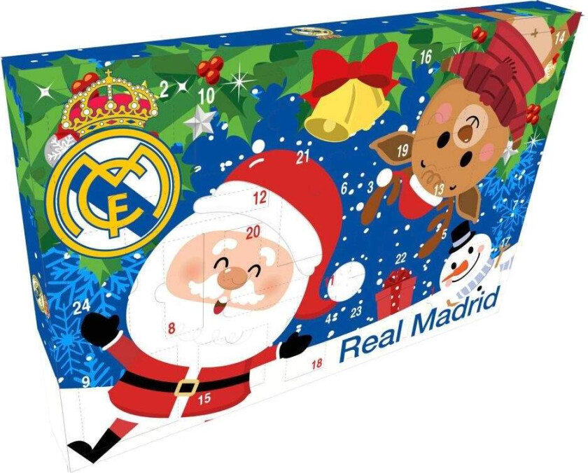 Real Madrid adventskalender med 24 overraskelser og samleobjekter