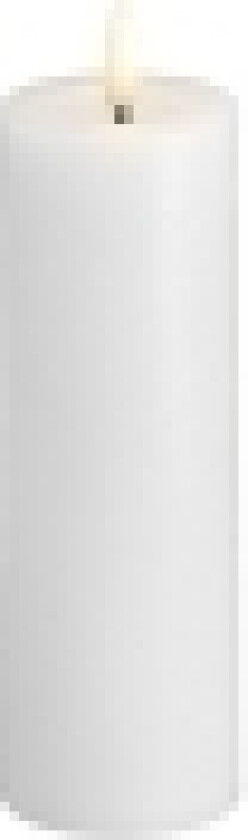 LED kubbelys - i hvit - med silkelook - 49x150