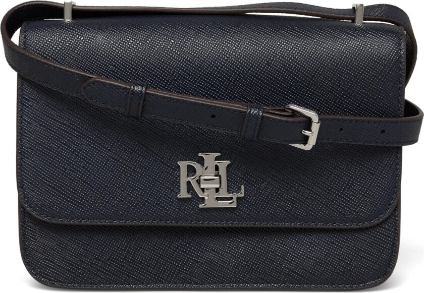 Crosshatch Leather Medium Sophee Bag - Black - ONE SIZE