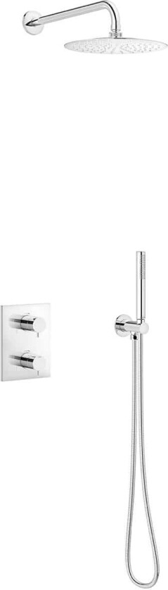 Bilde av Silhouet Takdusj for innbygging - Krom