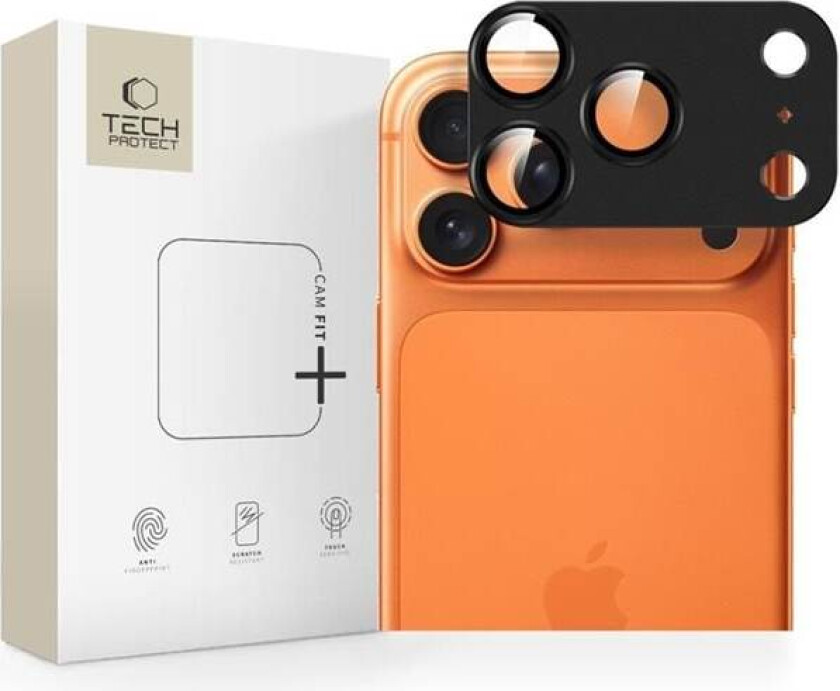 Camfull Fit+ kameradeksel for iPhone 17 Pro Max - Svart