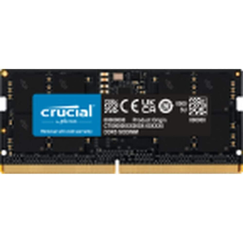 Classic SODIMM DDR5-5600 - 16GB - CL46 - Single Channel (1 stk) - Svart