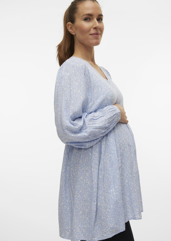 Mlkamilla Lia L/S Wo Tunic 2F A. - Blue - L