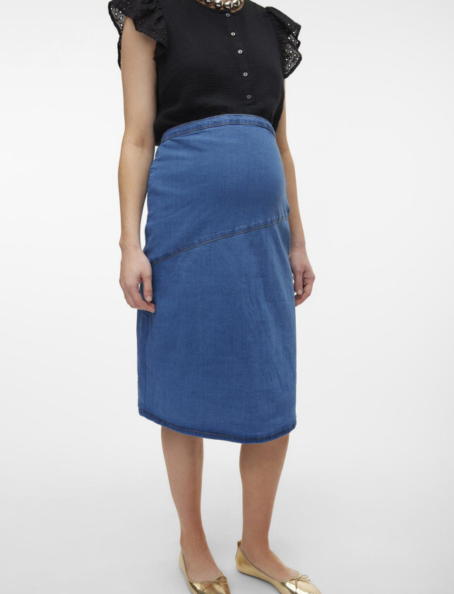 Mlpine Denim Uk Skirt - Blue - M