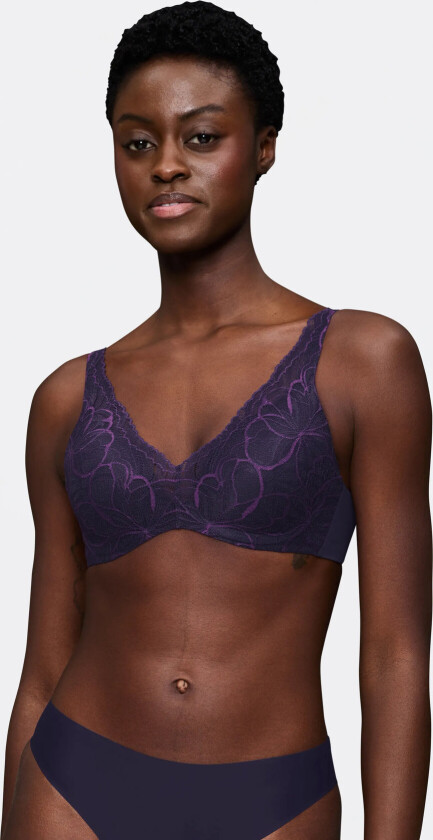 Body Make-Up Illusion Lace Wp - Purple - B x 70