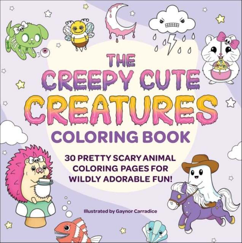 The Creepy Cute Creatures Coloring Book