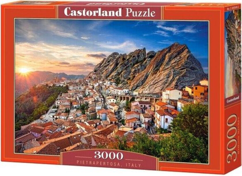 Castorland Pietrapertosa, Italy 3000 pcs Puslespill 3000 stykker By