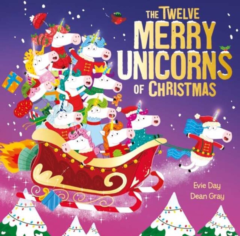 The Twelve Merry Unicorns of Christmas av Evie Day