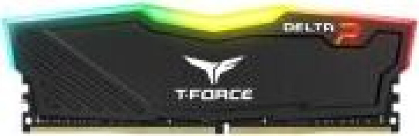 T-Force DELTA RGB - DDR4 - modul - 16 GB - DIMM 288-pin - 3200 MHz / PC4-25600 - CL16 - 1.35 V - ikke-bufret - ikke-ECC - svart