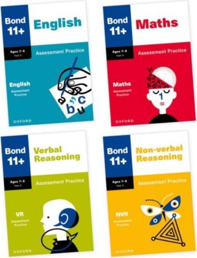 Bond 11+ Assessment Practice Age 7-8 Bundle