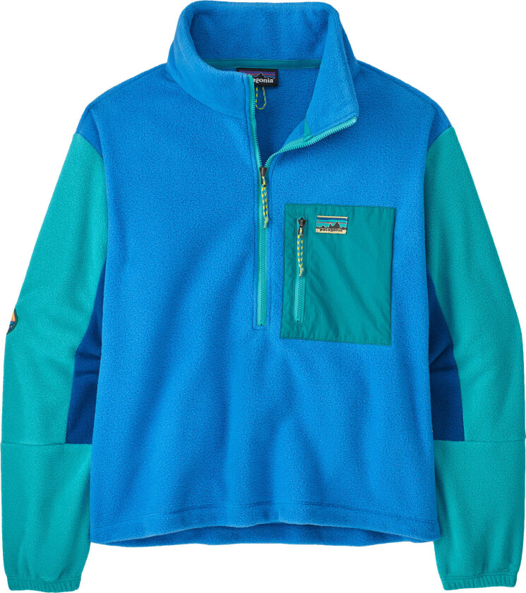 Women's Microdini 1/2 Zip Pull Over Vessel Blue L, Vessel Blue