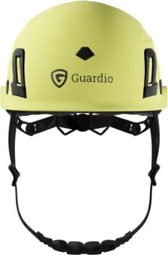 ARM210 Vernehjelm ventilert Gul (fluorescerende)