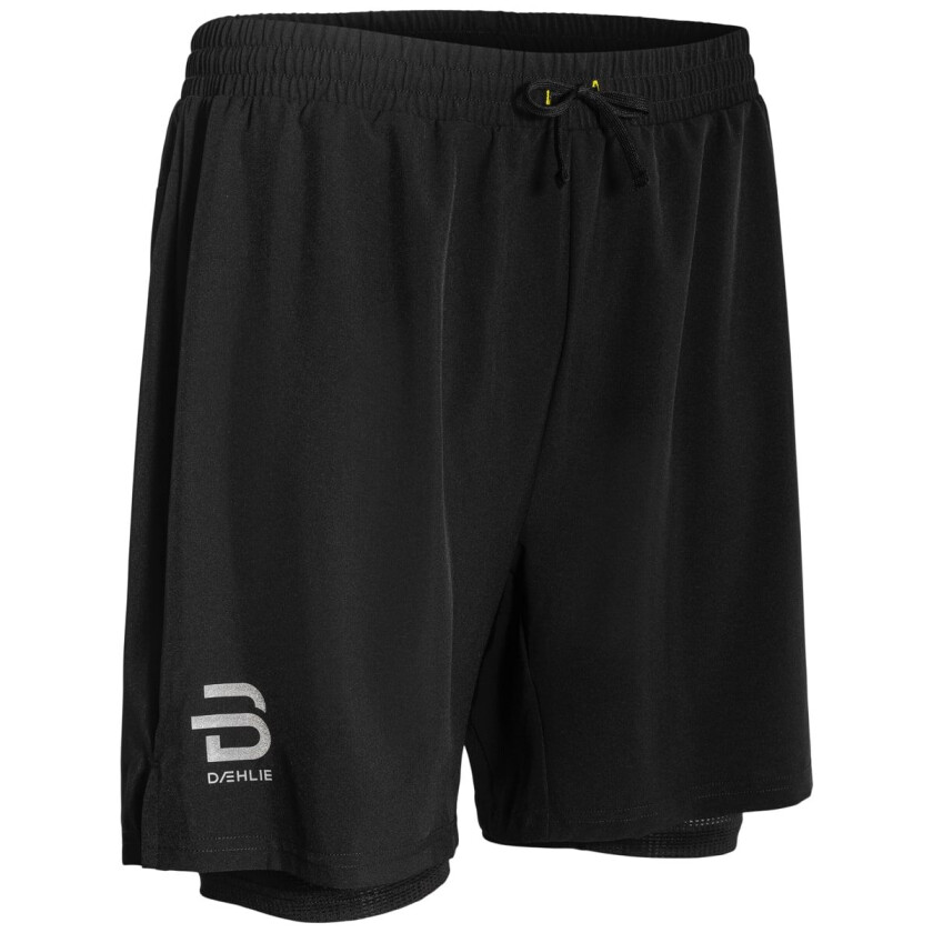 Shorts Run 2 In 1 Black M, Black