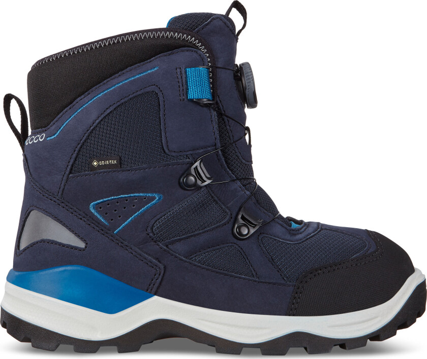 Ecco Kids' Snow Mountain Boot Gore Tex 27, Black/Night Sky