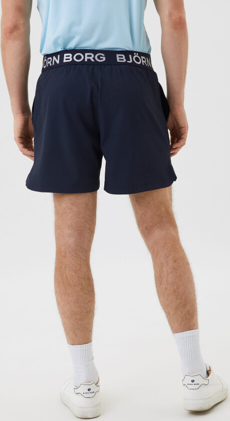 Men's Borg Short Shorts, Night Sky