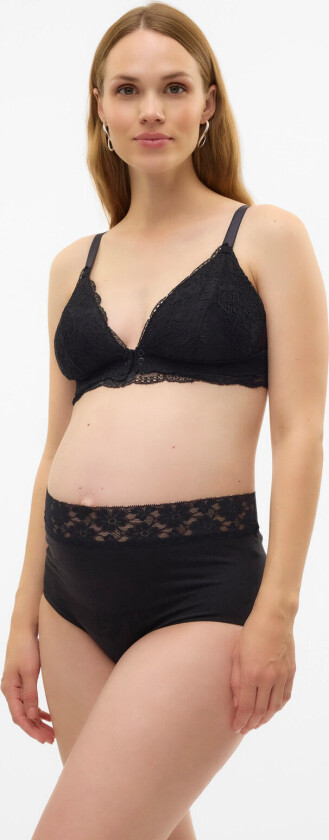 Mlzenina Lace Nursing Bra A. Noos - Black - S