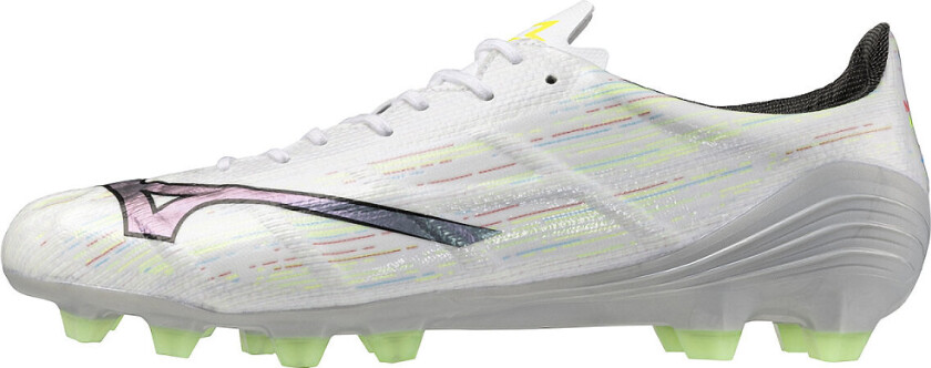 Alpha II Pro FG - Hvit/Sølv iriserende/Svart - Gress (FG), størrelse 40