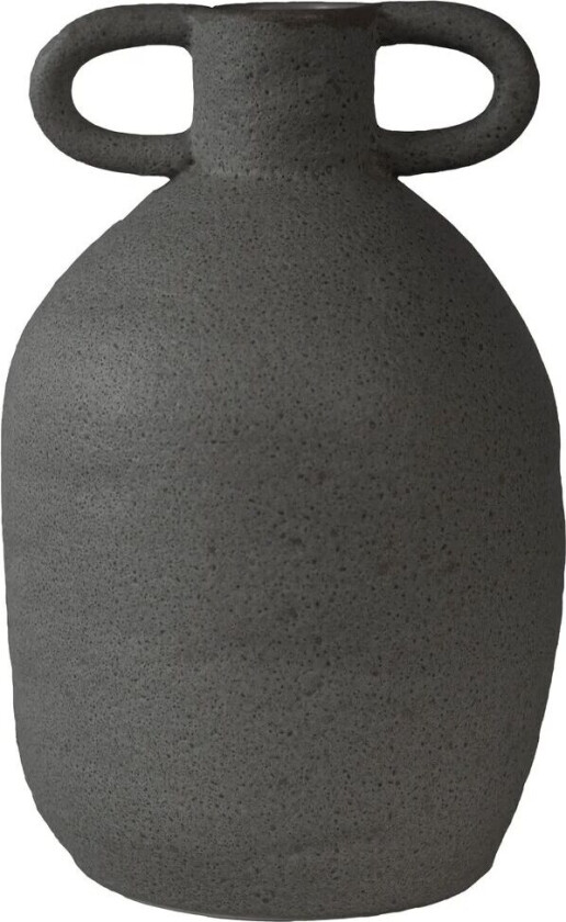 Long vase 23 cm Black