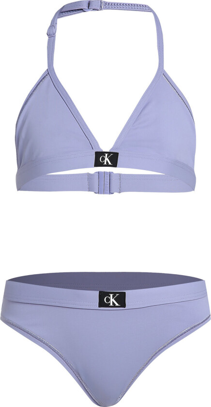 Triangle Bikini Set - Purple - 128-140