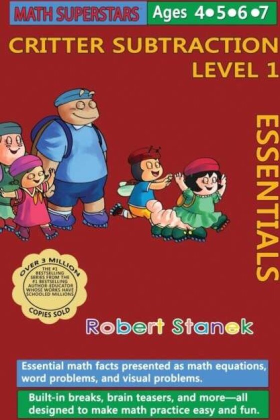 Math Superstars Subtraction Level 1, Library Hardcover Edition av Robert Stanek