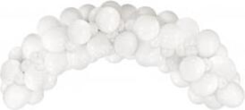 Ballongirlande B&C Hvit 70 Stk