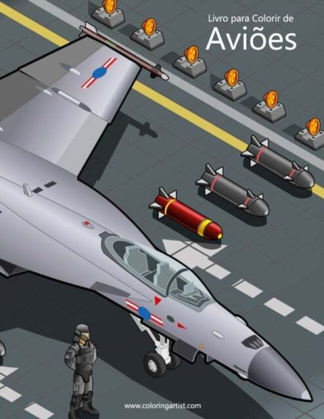 Livro para Colorir de Avioes 1 av Nick Snels