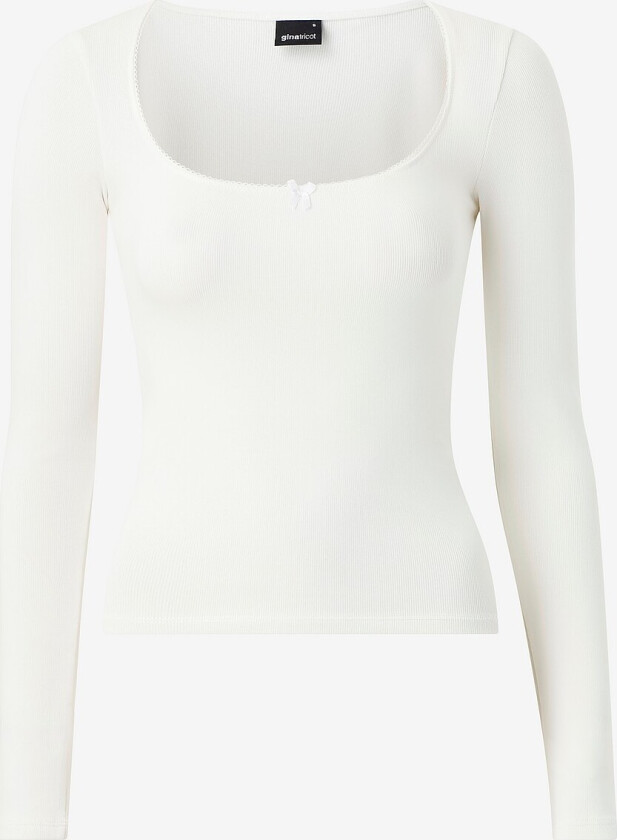 Topp Tight Rib Long Sleeve - Natur