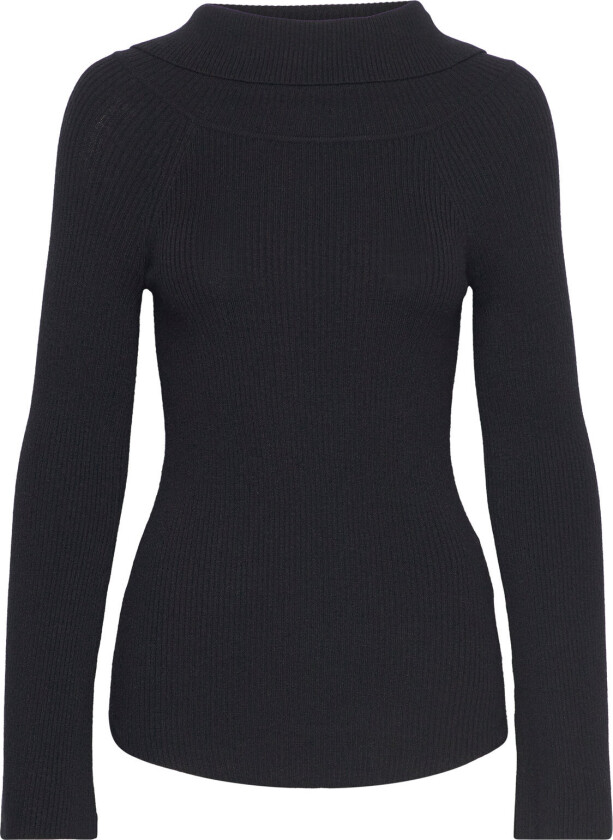 Olmjayden Ls Off Shoulder Knt - Black - L