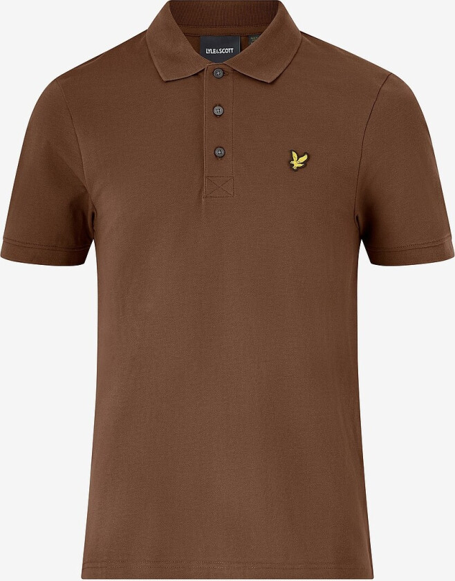 Pikétrøye Plain Polo Shirt - Brun