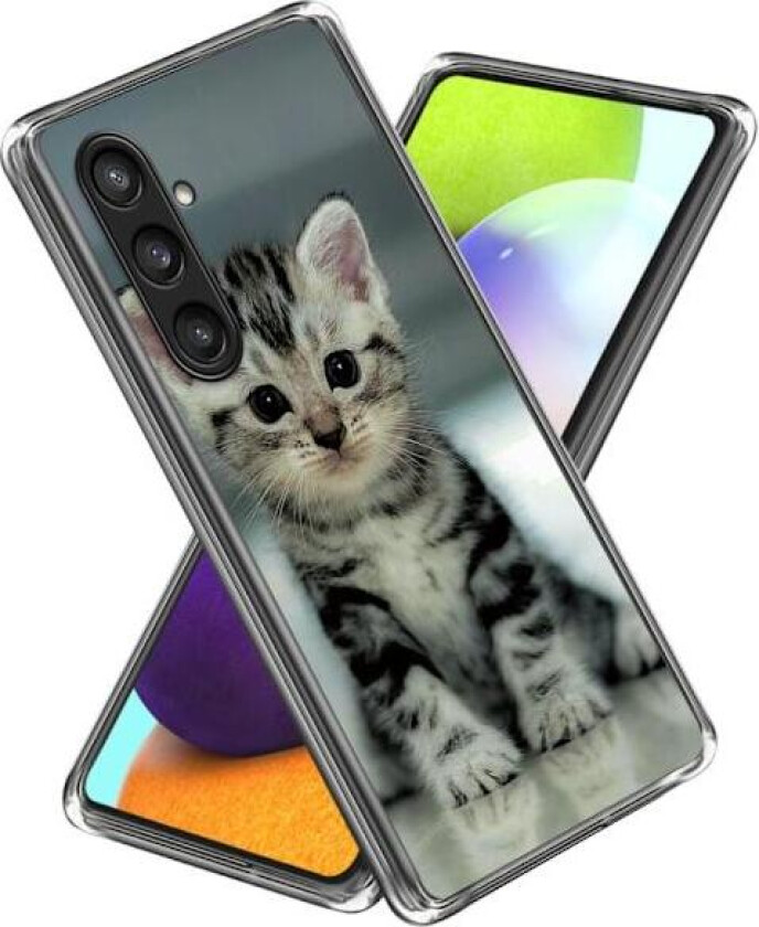 Deco Samsung Galaxy S24 deksel - Søt Katt
