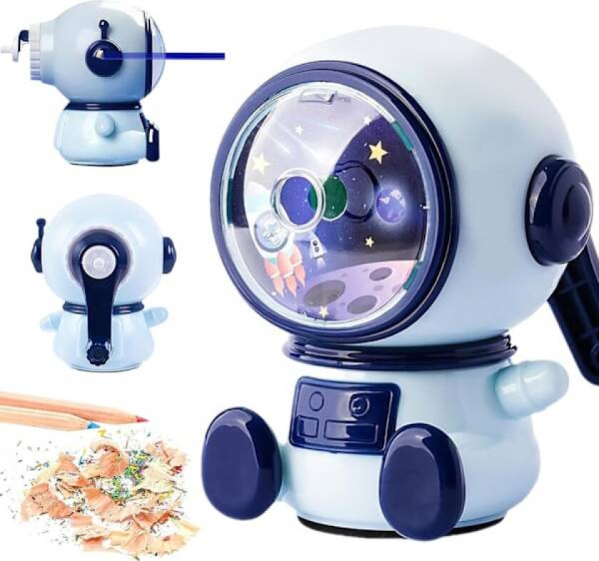 Automatisk blyantspisser, blyantspisser med sveiv og beholder, manuell blyantspisser (tre-trinns justerbar)