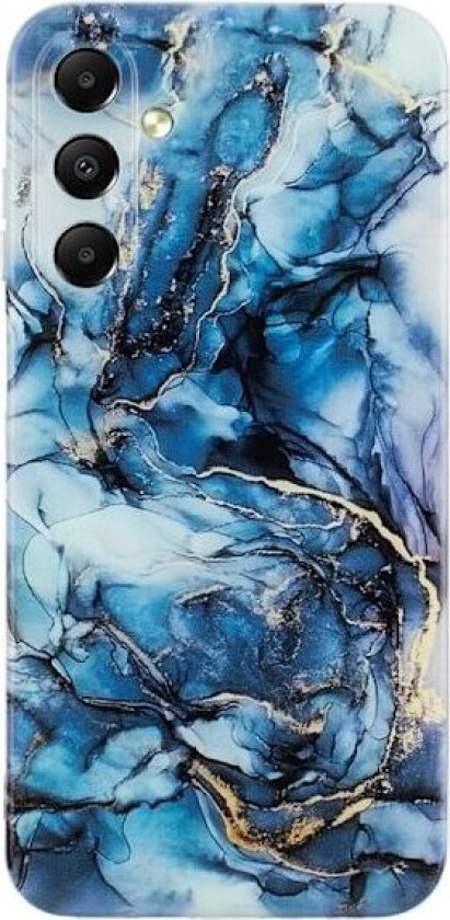 Marmordesign Samsung Galaxy S24 deksel - Grå