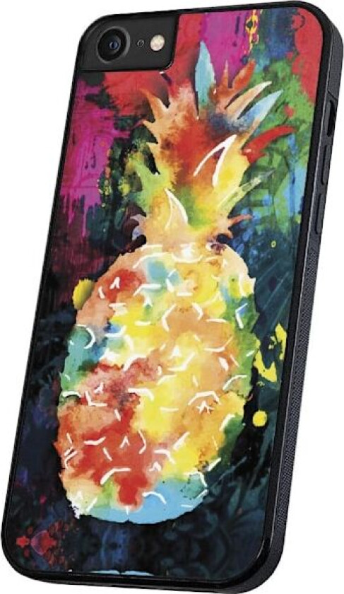iPhone 16e - Deksel/Mobildeksel Regnbue Ananas