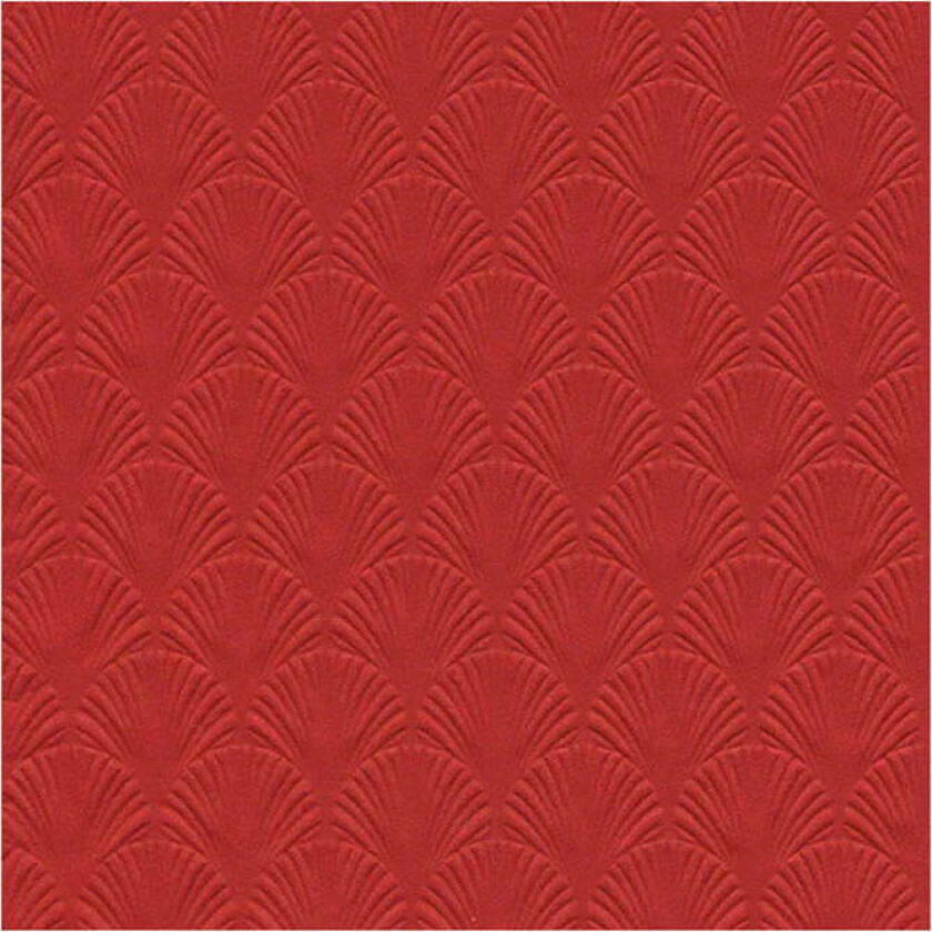 Servietter Manon Dark Red 33x33cm 12pk