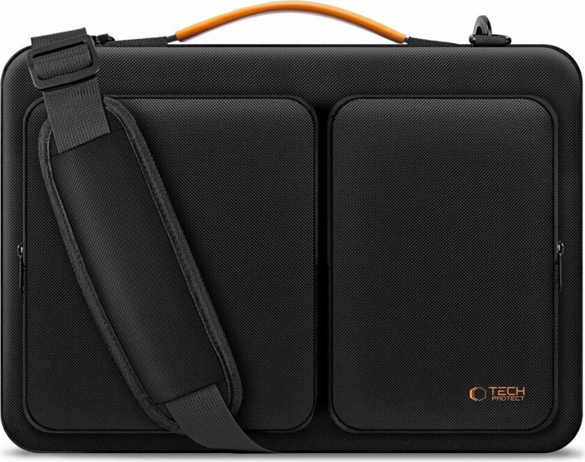 Defender PC-veske 15???16" ??? Svart/Oransje