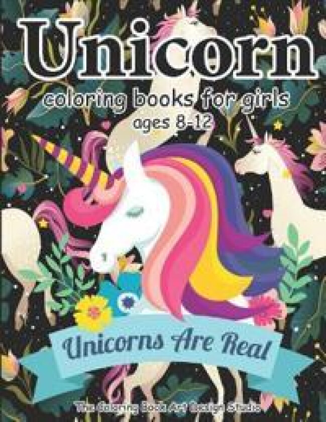Unicorn Coloring Books for Girls ages 8-12