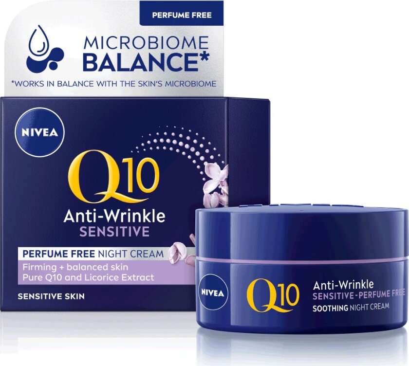 Q10 Nattkräm Q10 Sensitive Perfume Free Night Cream 50 ml