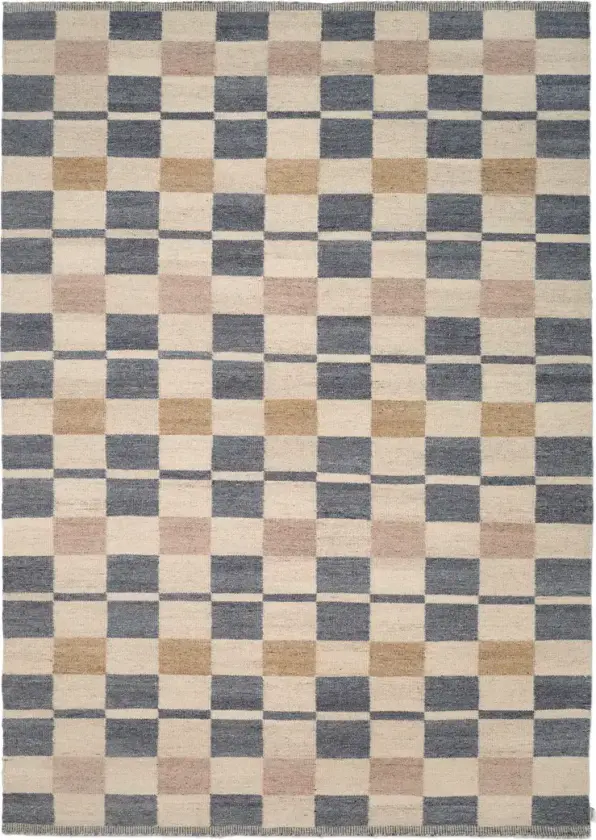 Rutvik teppe Blå, 250x350 cm